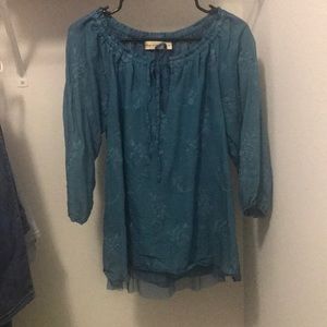 Blue blouse